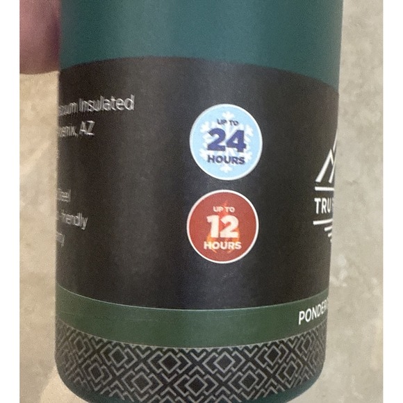 Tru Flask 3 Insulated Bottle 18 oz 24 Hrs Cold 12 Hrs Hot Green, Blue‎ & Orange - Picture 4 of 16